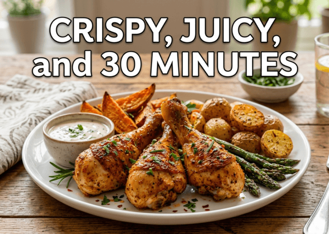 Air Fryer Chicken Drumsticks: Crispy, Juicy, and 30 Minutes