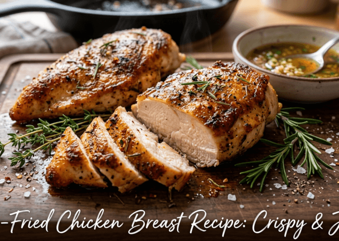 Easy Pan-Fried Chicken Breast Recipe: Crispy & Juicy