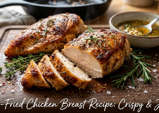 Easy Pan-Fried Chicken Breast Recipe: Crispy & Juicy