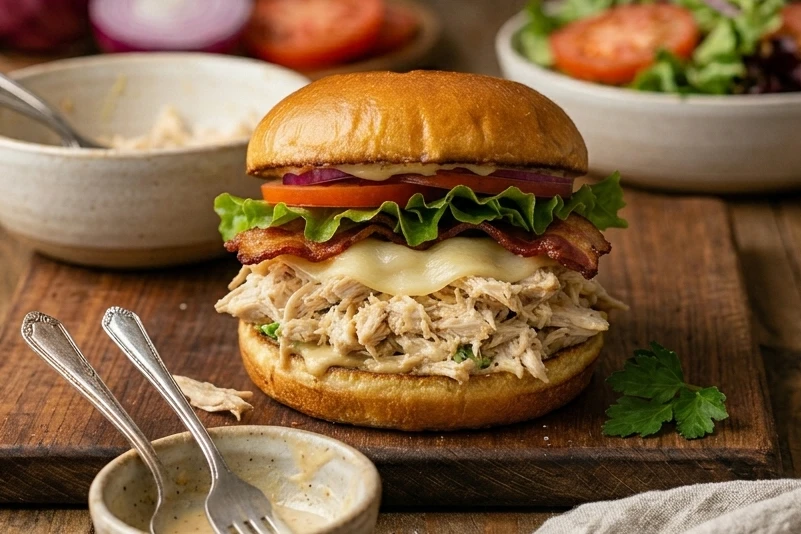 Rotisserie Chicken Sandwich Recipe (Easy, Healthy & BBQ Ideas)