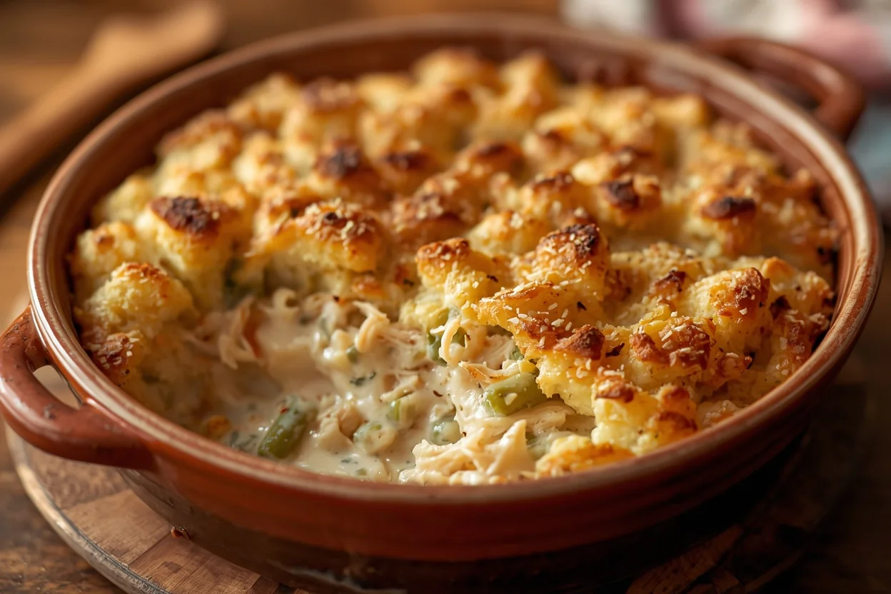 Chicken and Stuffing Casserole Recipe: Easy Creamy Weeknight Dinner