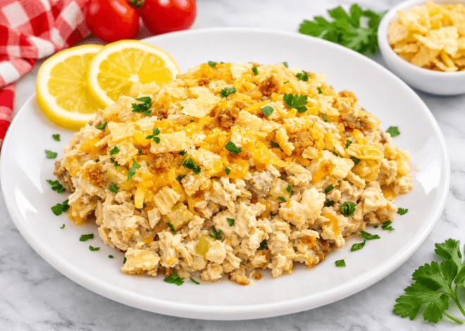 Hot Chicken Salad Recipe: A Warm Comforting Dish With Creamy Flavor