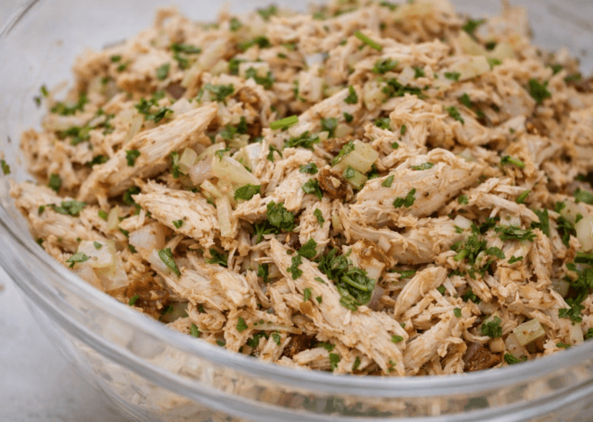 Chicken Salad Made Without Mayo: A Fresh Mediterranean Style Recipe