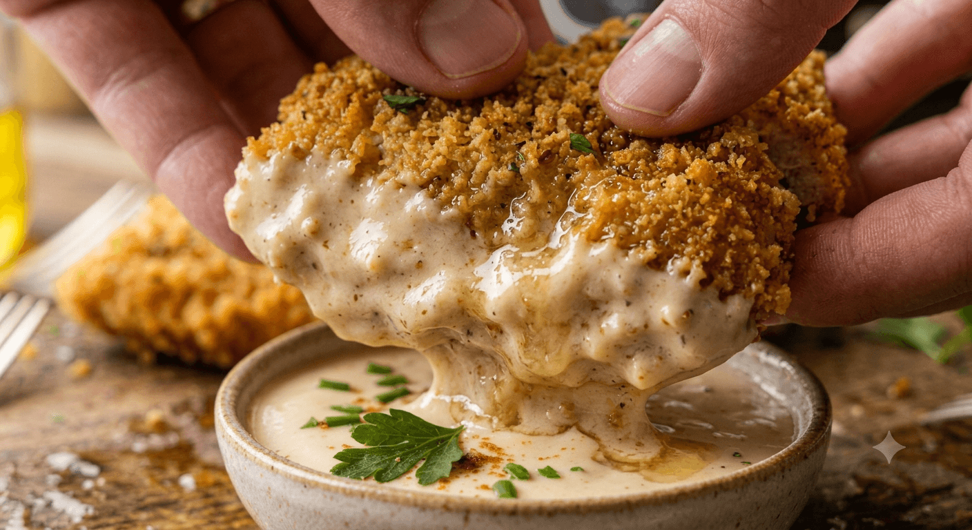 Breaded Air Fryer Chicken Breast (Crispy, No Deep Fryer Needed)