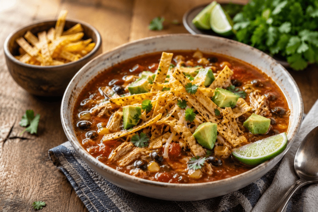 Homemade Chicken Tortilla Soup Recipe | Simple One-Pot Comfort Food for Busy Nights