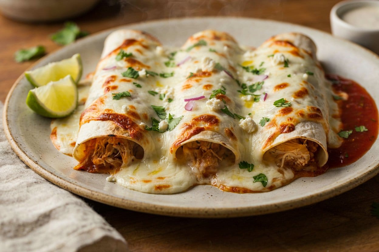 White Chicken Enchiladas So Creamy You’ll Skip the Restaurant