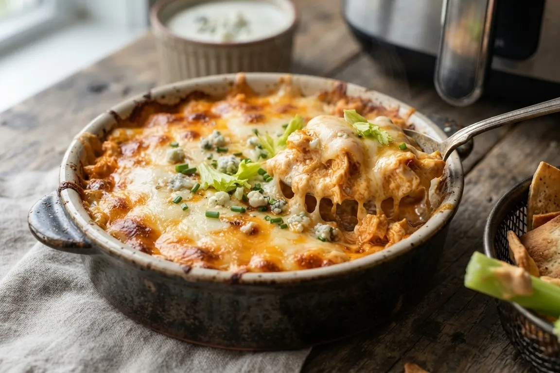 Air Fryer Buffalo Chicken Dip: 5 Steps for better meal
