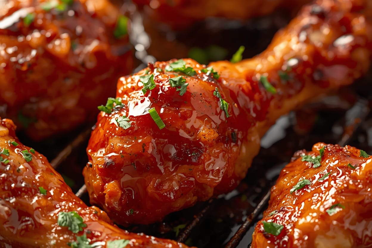 BBQ Air Fryer Chicken Drumsticks Done Right 1 BBQ Air Fryer Chicken Drumsticks Done Right