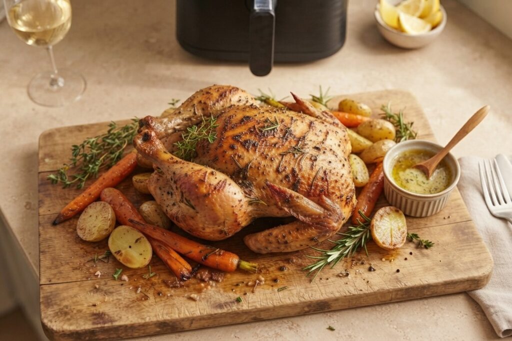 Crispy Air Fryer Whole Chicken