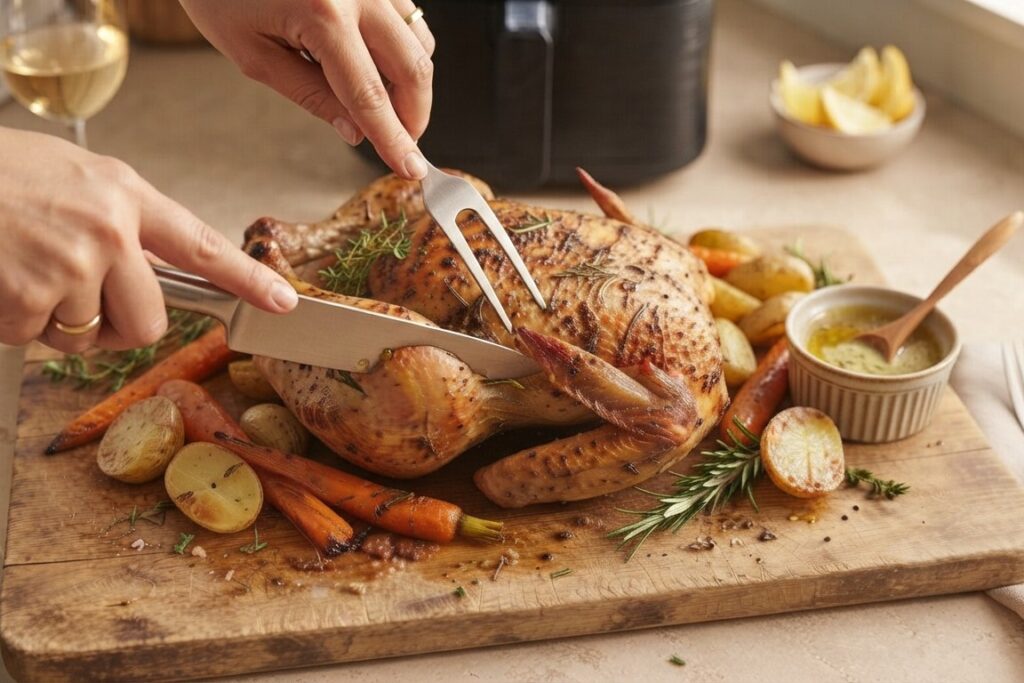 Crispy Air Fryer Whole Chicken